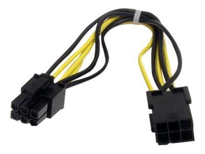 StarTech.com 8in PCI Express Power Extension Cable - Cavo - Prolunga