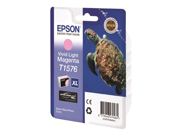 Epson Turtle Cartuccia Vivid Magenta chiaro - Resa elevata (XL) - Magenta chiaro vivido - Inchiostro