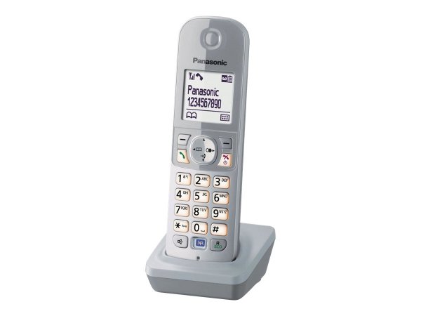 Panasonic KX-TGA681 - Argento - 4,57 cm (1.8") - 103 x 65 Pixel - Monocromatico - Bianco - Nichel-Me