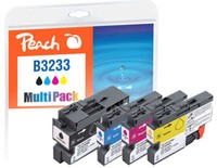 Peach Tinte Brother LC-3233 BK C M Y - Compatibile - Cartuccia di inchiostro