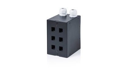 DIGITUS Fiber DIN rail patch module 6x - Cavo - Rete