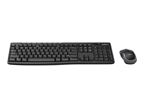 Logitech MK270 - Full-size (100%) - Wireless - RF Wireless - QWERTZ - Nero - Mouse incluso