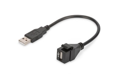 DIGITUS USB 2.0 Keystone Modul mit - Cavo - Digitale/dati