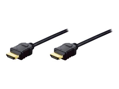 DIGITUS HDMI High Speed mit Ethernet Anschlusskabel - Cavo - Digitale/display/video