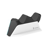 Savio GCS-01 - Sistema di ricarica - PlayStation 5 - Nero - Bianco - Cablato - 1 m - 130 g