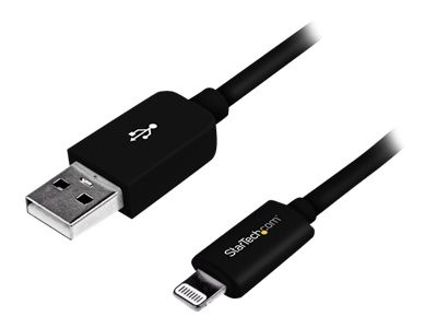 StarTech.com Cavo connettore lungo Lightning a 8 pin Apple a USB per iPhone / iPod / iPad nero 3 m -