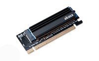 Akasa AK-PCCM2P-05 - PCIe - M.2 - PCI 3.0 - Nero - Passivo - 0 - 55 °C