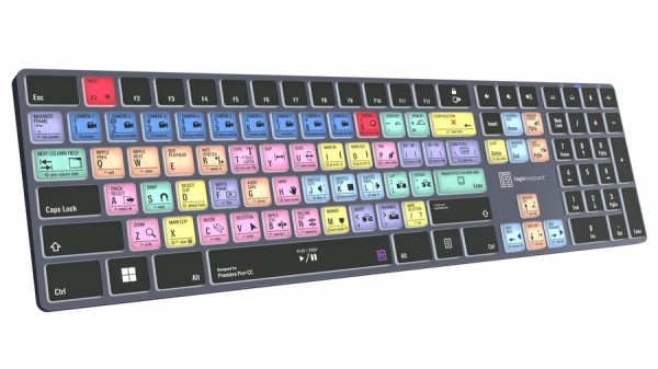 Logickeyboard Adobe Premiere Pro CC Titan DE PC - Tastiera - QWERTZ