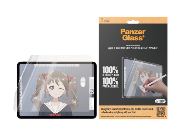 PanzerGlass Bildschirmschutz für Tablet - ultrabreite Passform - Folie