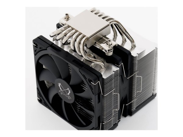 Scythe Fuma 3 - Raffreddatore d'aria - 12 cm - 39,44 pdc/min - 114,89 m³/h - Nero