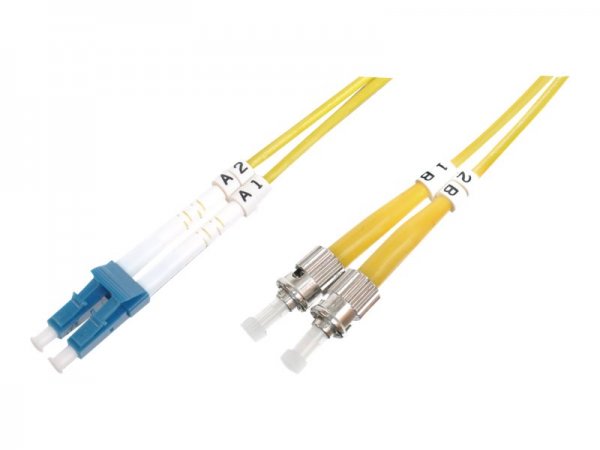 DIGITUS Cavo patch LWL monomodale - LC/ST - 2 m - I-VH - OS2 - LC - ST