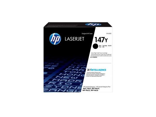 HP Cartuccia toner nero originale LaserJet 147Y ad altissima capacità - 42000 pagine - Nero - 1 pz