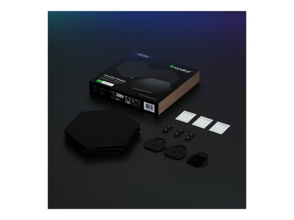 Nanoleaf Shapes Hexagons Ultra Black Expansion Pack - 3PK