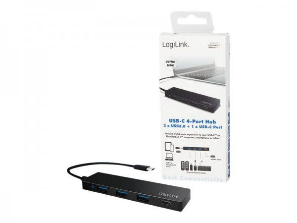 LogiLink UA0311 - USB 3.2 Gen 1 (3.1 Gen 1) Type-C - USB 3.2 Gen 1 (3.1 Gen 1) Type-A - USB 3.2 Gen