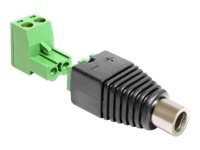 Delock Adapter Terminalblock -> DC 2.5 x Bu 2-tei - Adattatore - Alimentazione/alimentazione