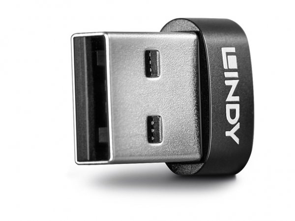 Lindy 41884 - USB Type-A - USB tipo-C - Nero