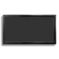 DEMCiflex Staubfilter 240mm x 120mm - schwarz/schwarz