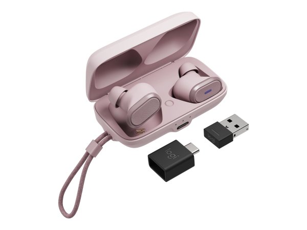 Logitech Zone True Wireless - Wireless - Ufficio - 13 g - Auricolare - Rosa