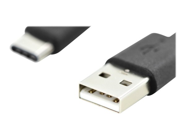 DIGITUS Cavo di collegamento USB-C - da USB-A a USB-C - 1,8 m - 2 x USB A - USB C - USB 2.0 - 0,48 G