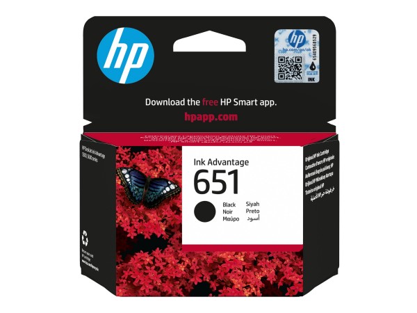 HP 651 - Cartuccia di inchiostro Originale - Nero