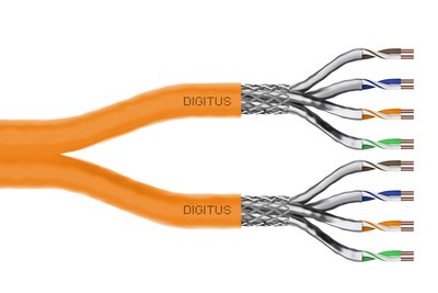 DIGITUS Cat 7 S/FTP Datenkabel - Verlegekabel Duplex B2ca-s1a d0 a1 7 S-FTP - Cavo di installazione