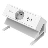 Fellowes 100137173 Drinnen Typ F Weiß 1 Ac-Ausgänge 230 V