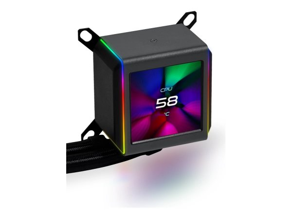 Lian Li GA II LCD - Kit di raffreddamento a liquido - 36 cm - Nero