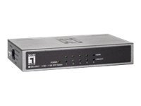 LevelOne GEU-0521 - Non gestito - Gigabit Ethernet (10/100/1000) - Full duplex - Montabile a parete