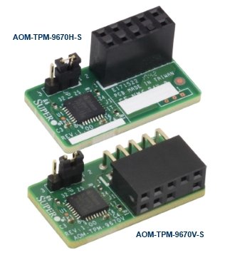 Supermicro AOM-TPM-9670V-S-O - SPI - -20 - 80 °C - 26,1 mm - 14,6 mm - 13,1 mm