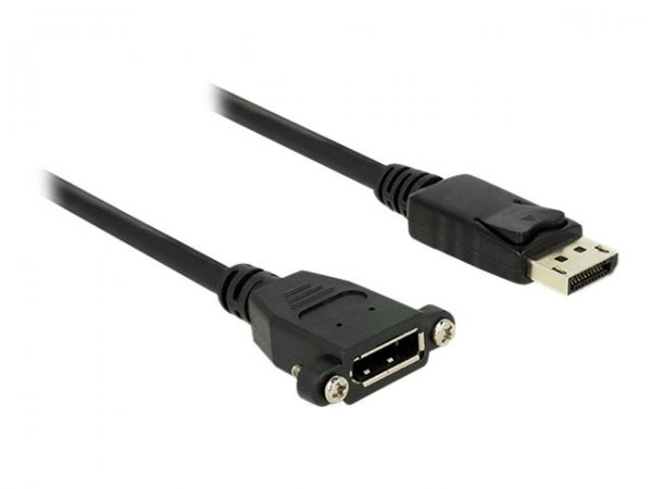 Delock 1m M-F - 1 m - DisplayPort - DisplayPort - Maschio - Femmina - 3840 x 2160 Pixel