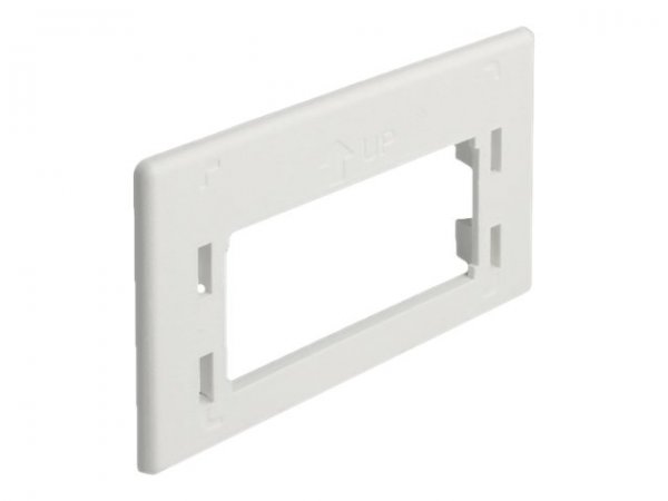 Delock Keystone Adapterplatte Befestigung/Montage weiss