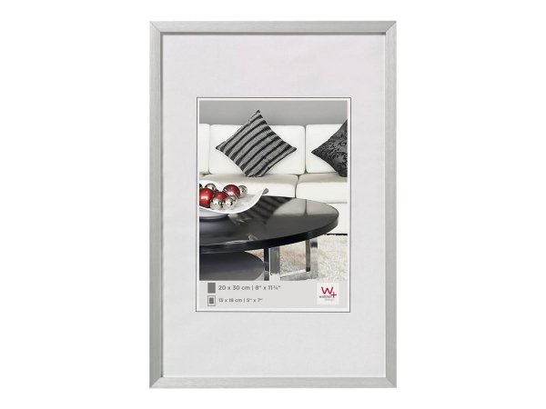Walther Design Chair 21x29.7 DIN A4 - Alluminio - Argento - 13 x 18 cm - 210 mm - 297 mm