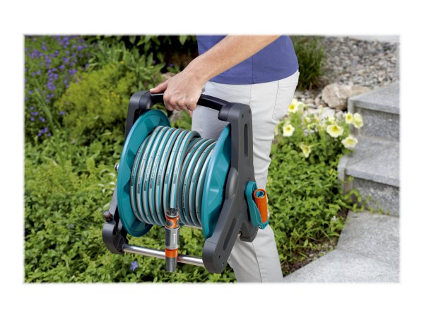 Gardena 8009-20 - Avvolgitubo da terra - Multicolore - 20 m - 1,3 cm