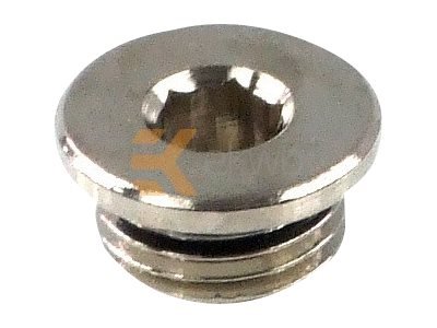 EK Water Blocks EK-PLUG G1/4 - Nero - Argento