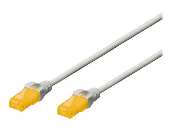 DIGITUS Cavo patch U/UTP CAT 6A - 3 m - Cat6a - U/UTP (UTP) - RJ-45 - RJ-45 - Grigio