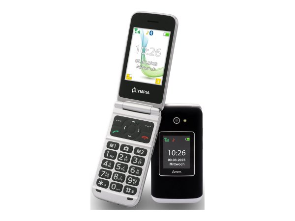 Olympia Mobiltelefon Vitus schwarz - Cellulare - 7,11 cm