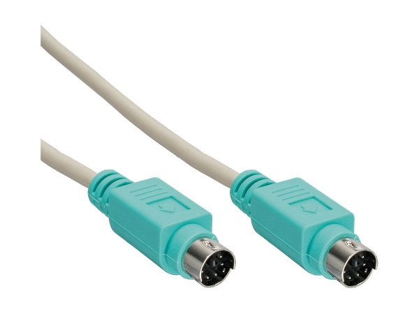 InLine Cavo PS/2 - 6pin Mini-Din M-M pc99 - connettore verde,2m