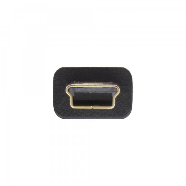 InLine Cavo USB 2.0 Mini - Am/ Mini Bm(5pol.) - Piatto - dorato - nero - 0,3m