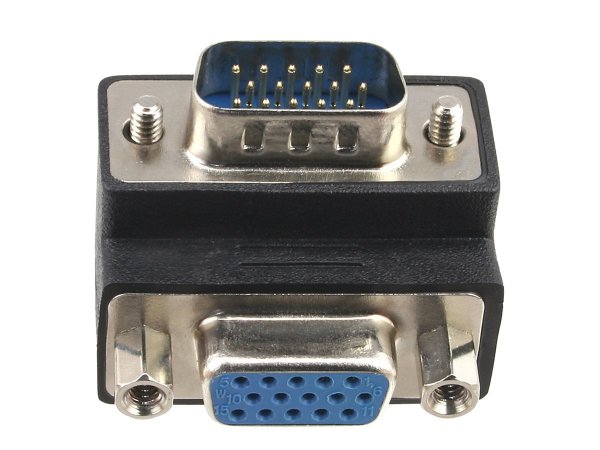 InLine Adattatore VGA Sub-D 15pin f./f. - dorato - angolo 90°