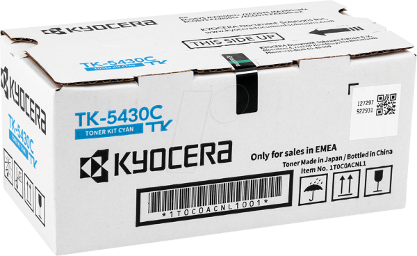 Kyocera TK-5430C - 1250 pagine - Ciano - 1 pz