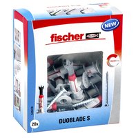 fischer DUOBLADE S - Tassello di espansione - Cemento - Grigio - 4,4 cm - 5 cm - 20 pz