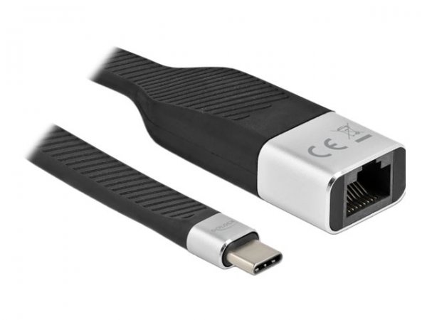 Delock Cavo FPC a nastro piatto USB Type-C per Gigabit LAN 10/100/1000 Mbps da 15 cm - Cablato - USB