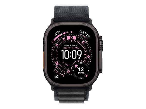 Apple Watch Alpine Loop Schwarz - Large - Titan