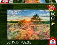 Schmidt Heide im Sonnenuntergang 1000 Teile