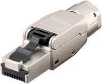 Goobay 61130 - RJ-45 - Metallico - Maschio - Dritto - Zinco - Cat8.1