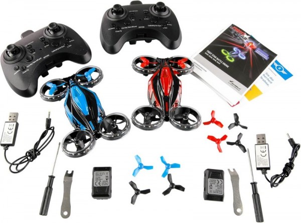 Amewi Fight Star Battle Drone Set RtF rot & blau