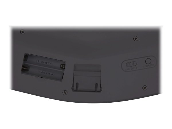 Kensington Pro Fit Ergo - Full-size (100%) - Con cavo e senza cavo - Wireless a RF + USB - QWERTZ -