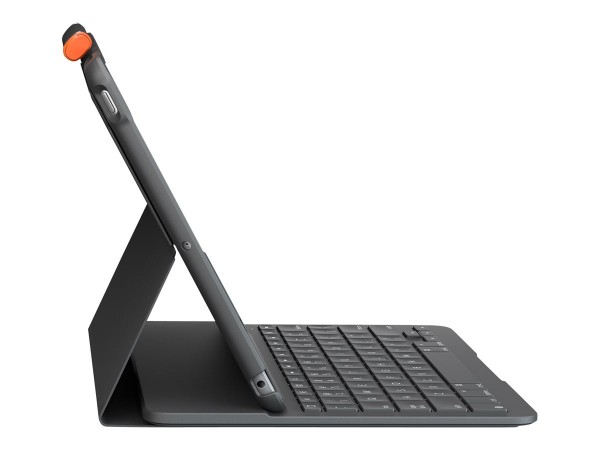 Logitech Slim Folio - Tastatur und Foliohülle - Tastiera - QWERTY