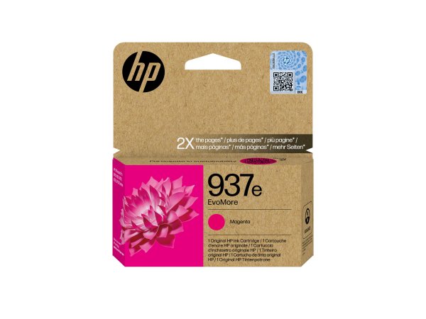 HP 937e Magenta Tintenpatrone EvoMore - Originale - Cartuccia di inchiostro