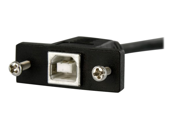 StarTech.com 1 ft Panel Mount USB Cable B to - Cavo - Digitale/dati
